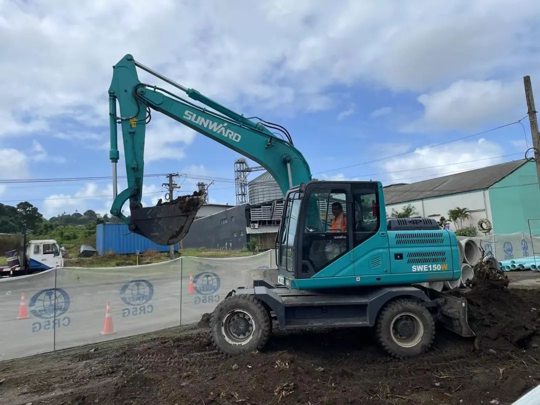 “山河绿”迈向南太平洋岛,轮挖助力斐济基础设施建设