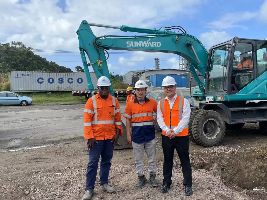 “山河绿”迈向南太平洋岛,轮挖助力斐济基础设施建设