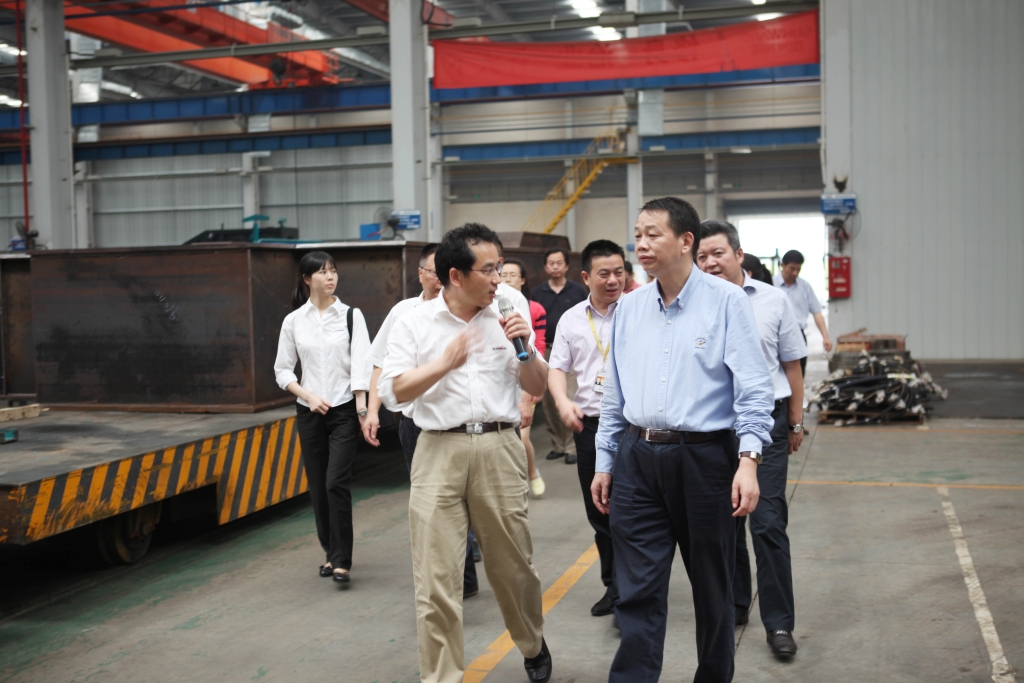 长沙市委常委文树勋一行调研