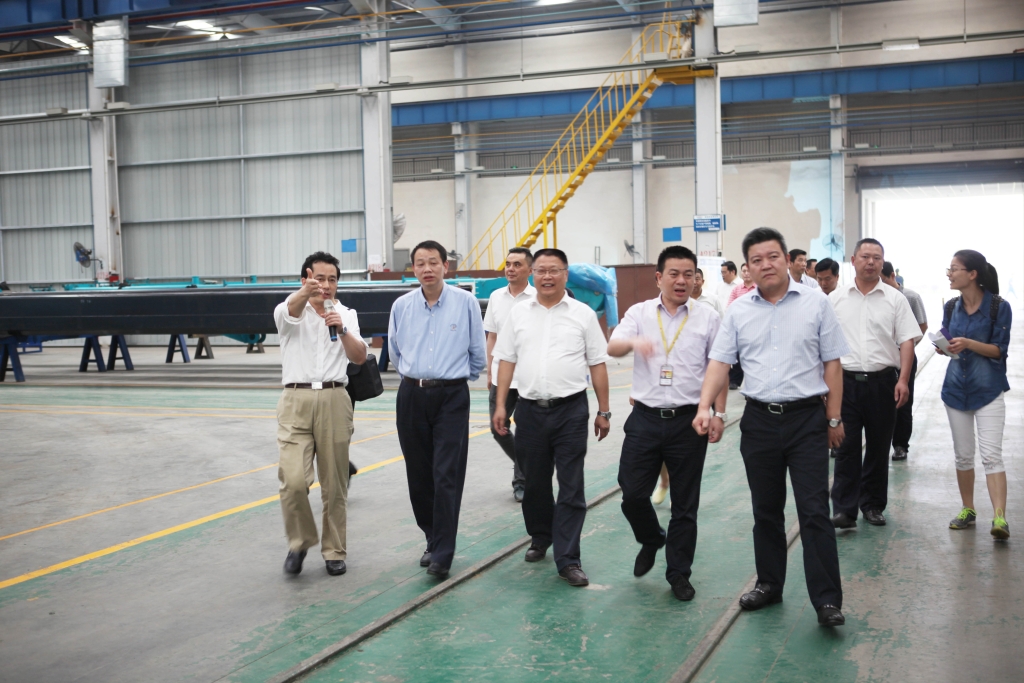 长沙市委常委文树勋一行调研