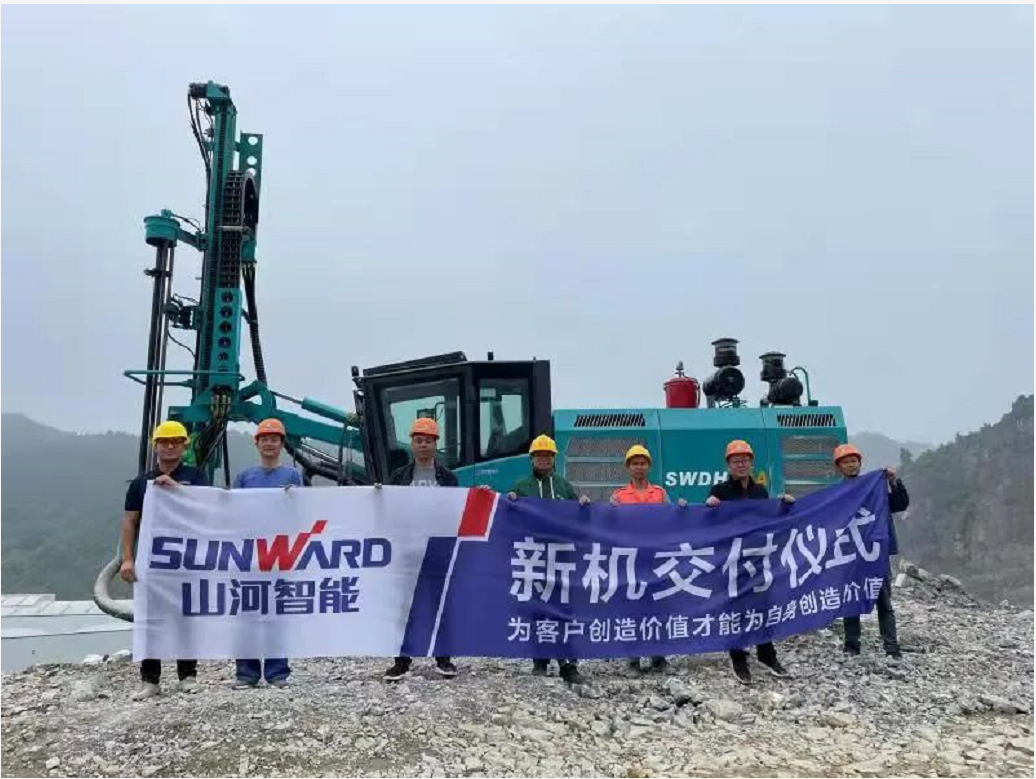 助力绿色矿山建设，“凿岩先锋”SWDH系列顶锤钻机大展身手