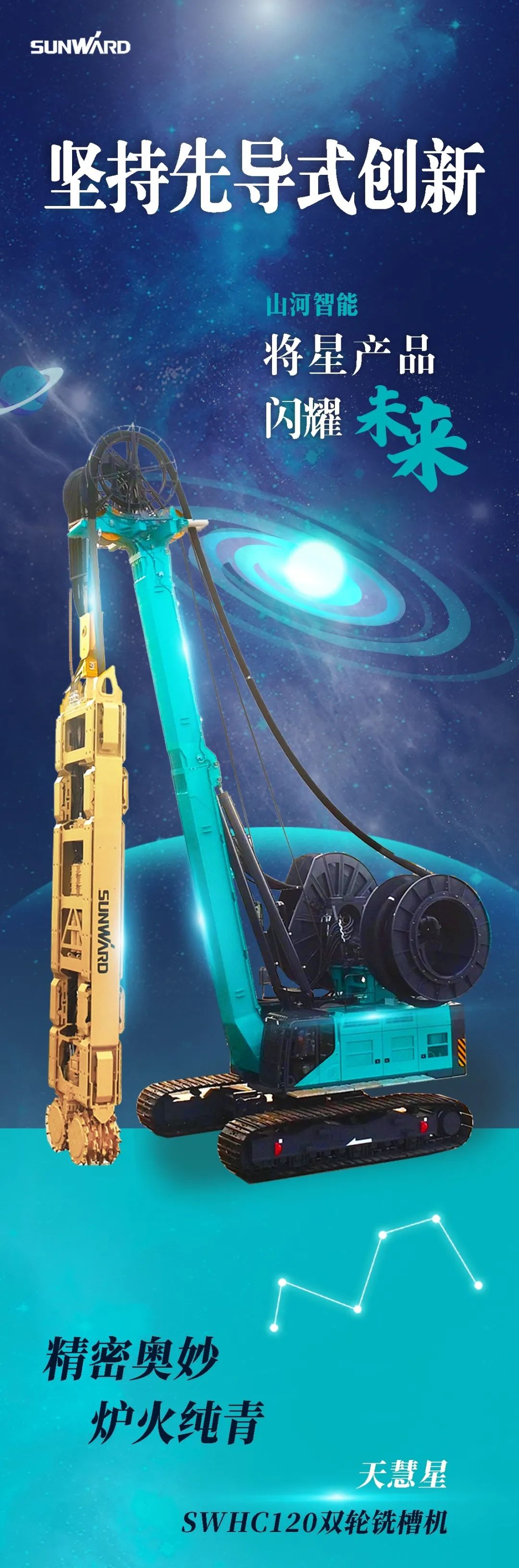 一图读懂 | 地下工程装备四大“将星”产品荣耀来袭