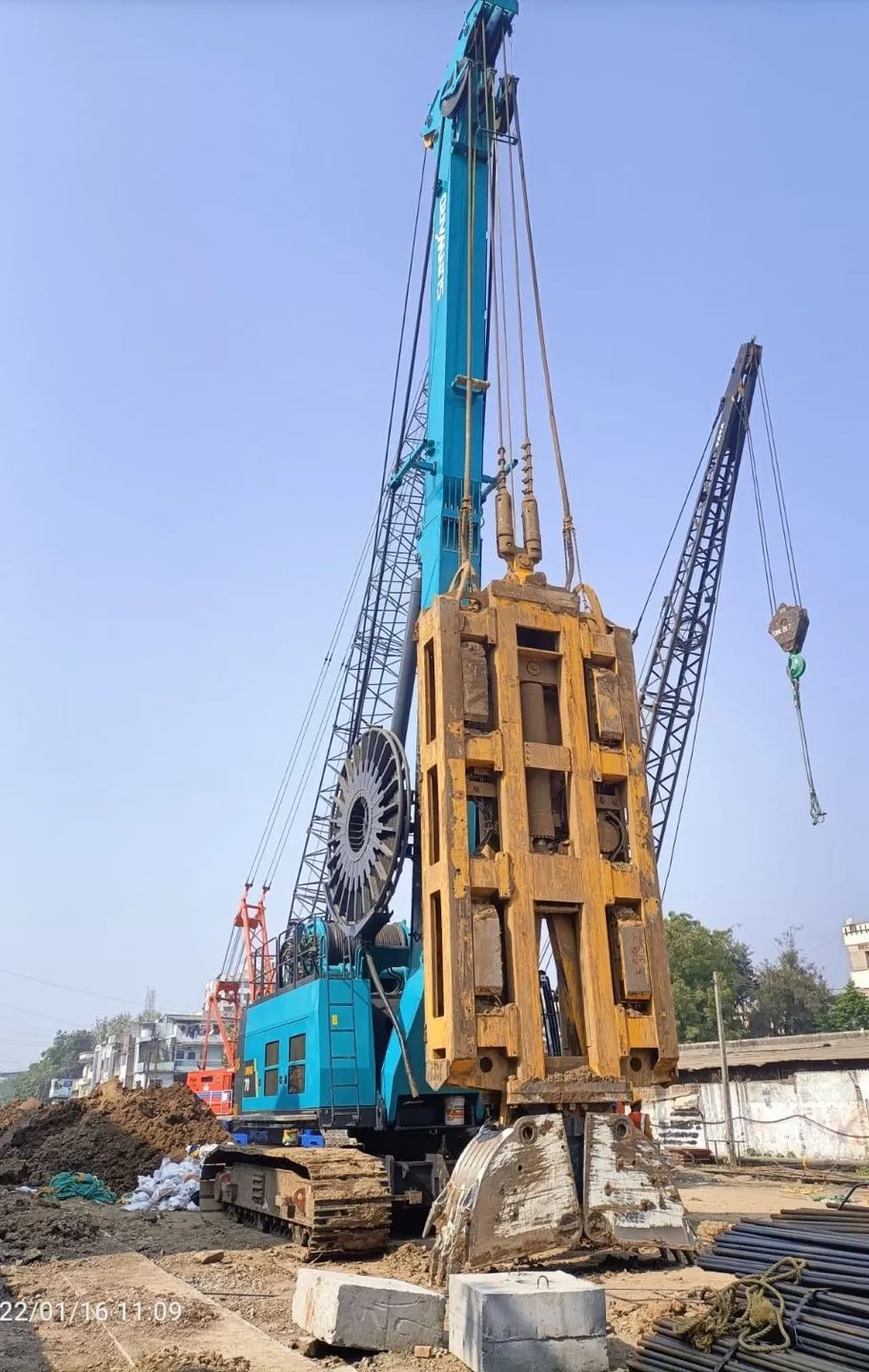 感谢信！SWHG70液压抓斗助力海外基础施工获肯定