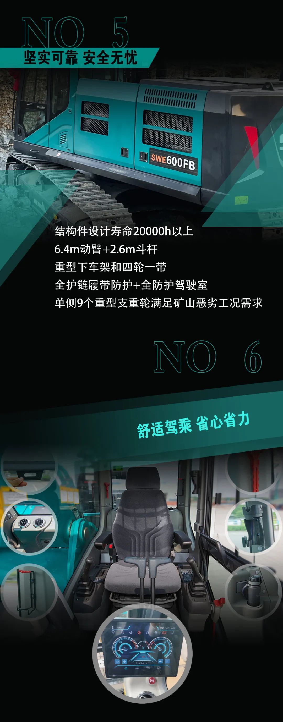 一图读懂 | 专为矿山重载施工而生！SWE600FB破碎锤重磅回归
