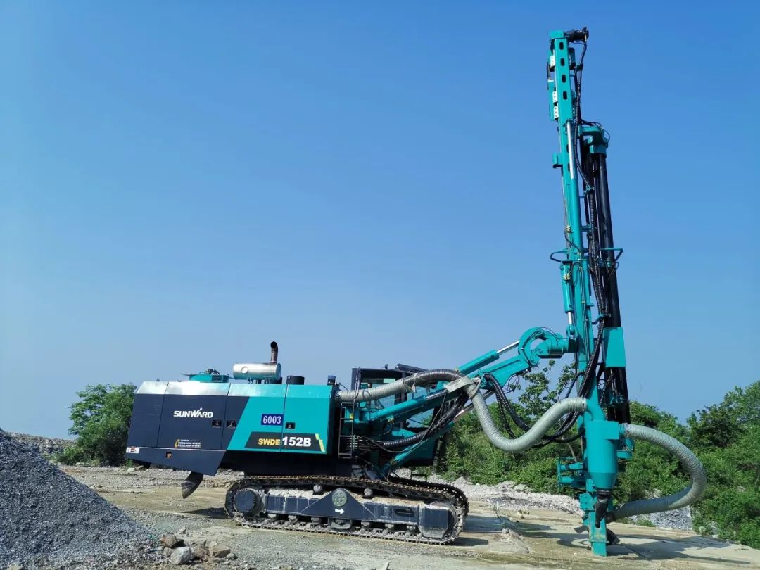 携手中建材！凿岩设备助建九江年产3000万吨砂石骨料开采项目
