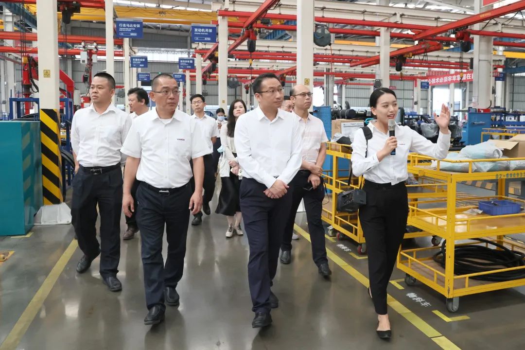 广州工控副总经理张劲泉调研