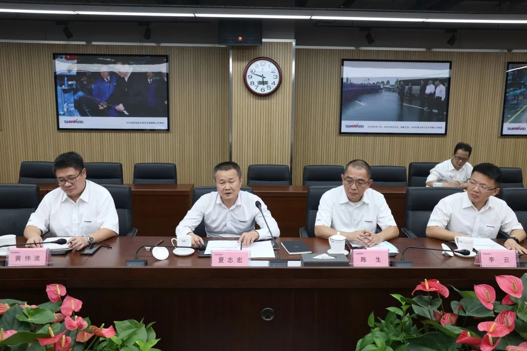 广州工控副总经理张劲泉调研
