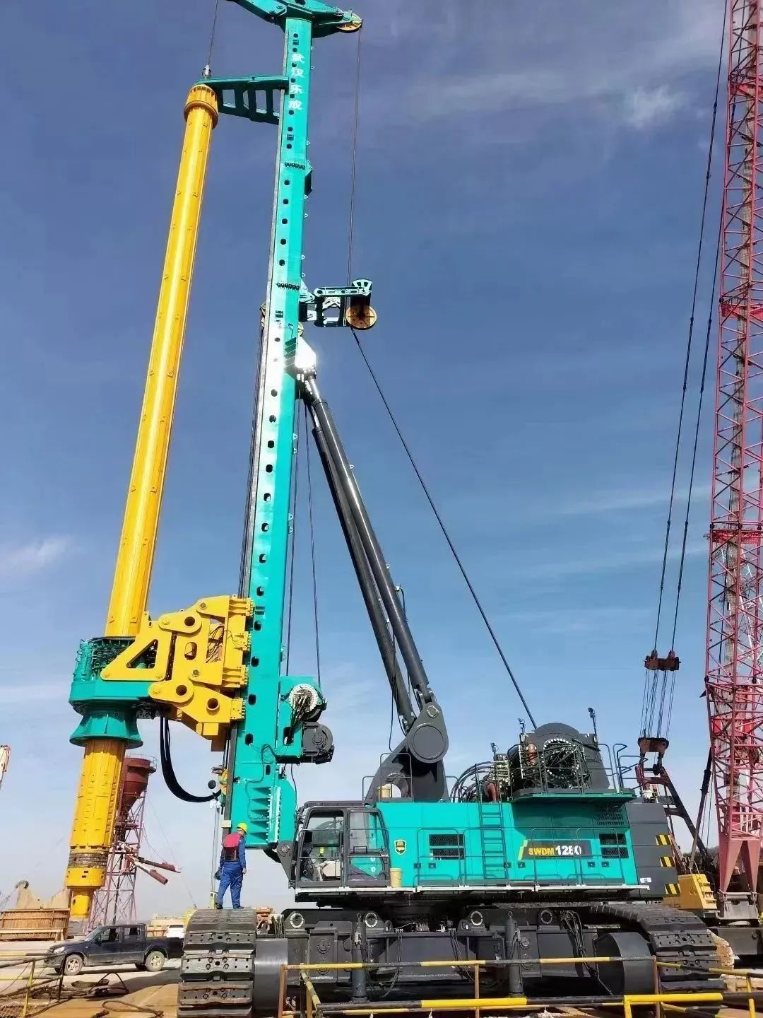 首桩开钻！超级旋挖实力助建世界最大跨度公铁两用大桥