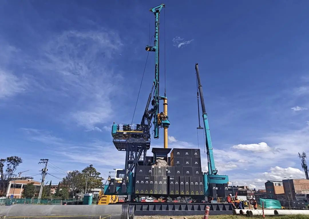 展现“中国制造”硬实力！PDP工法钻机助建波哥大地铁项目