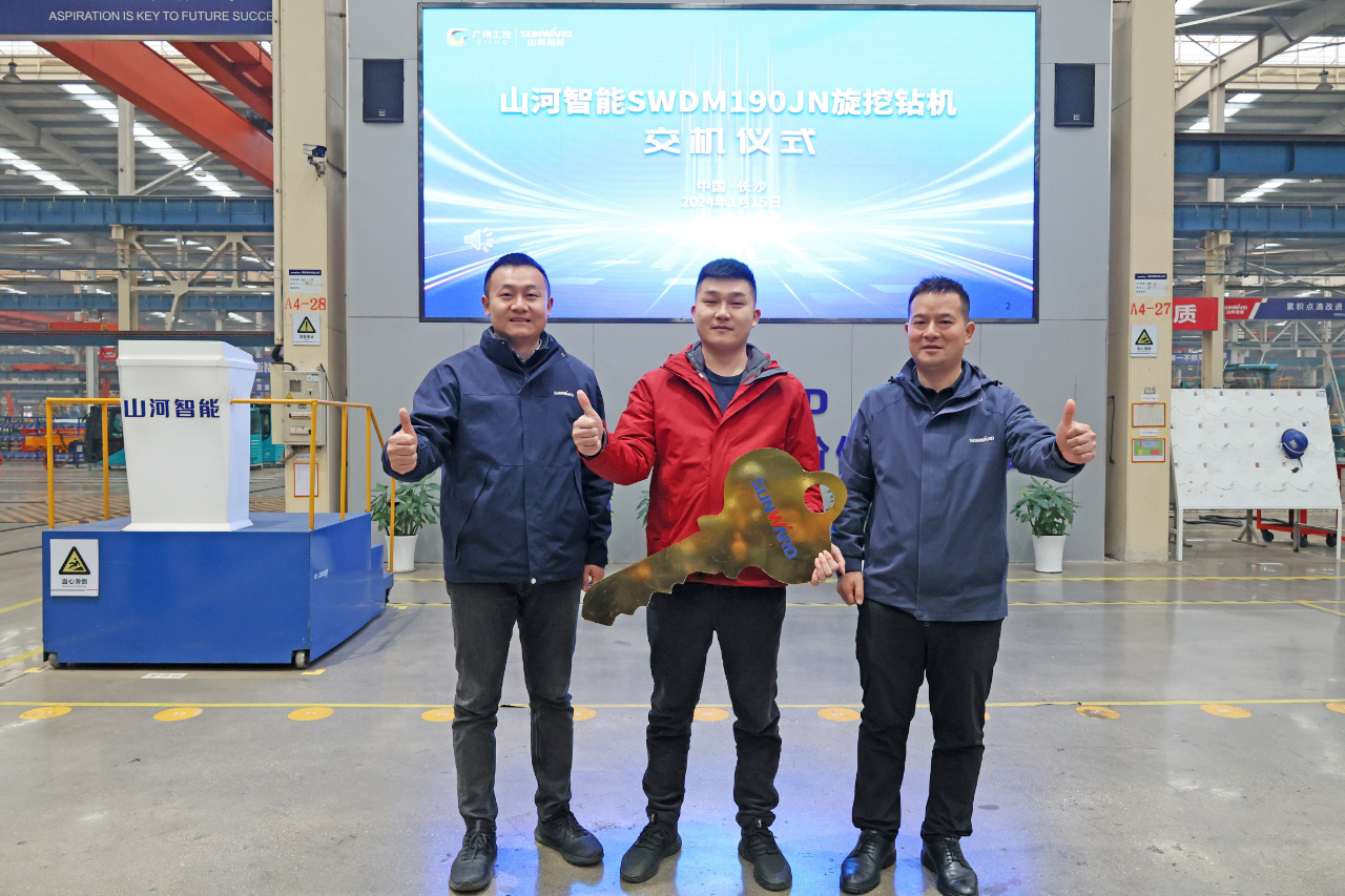 持续火热交付！SWDM190JN旋挖钻机备受全国各地客户青睐