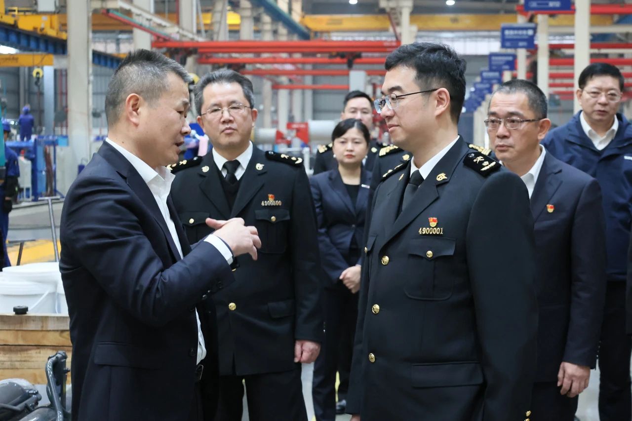 长沙海关党委书记、关长沈大为调研