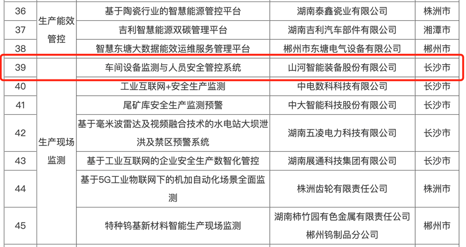 打造数字化转型“样板”！成功入选《湖南省“智赋万企”十大应用场景典型案例》