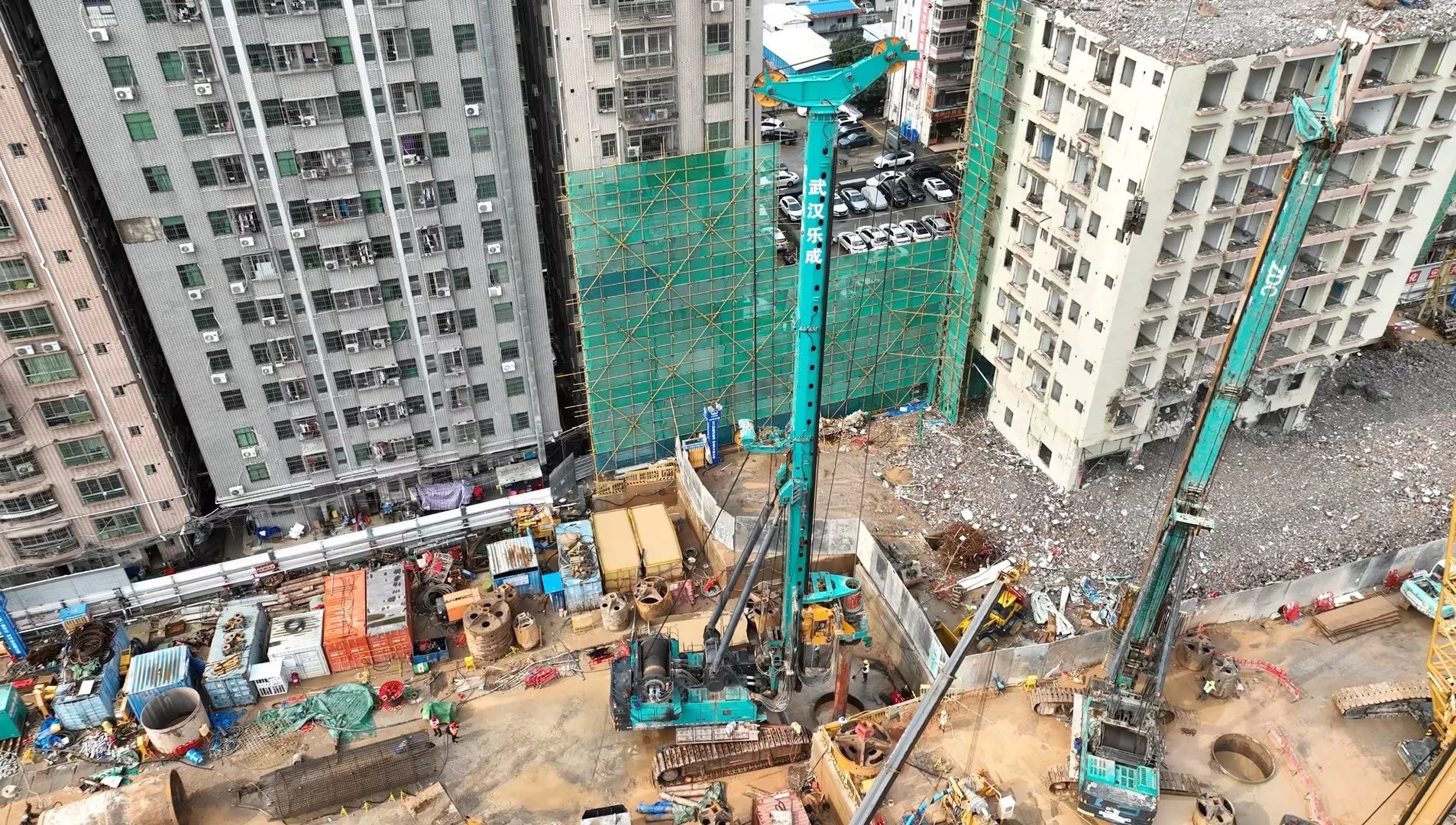 性能突出，超强助力！旋挖钻机助力深圳地铁五和站施工