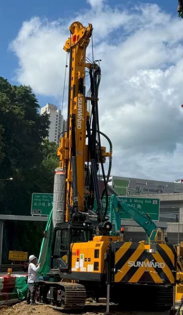 硬核首秀！SWDTH800大直径潜孔锤钻机进击香港市场