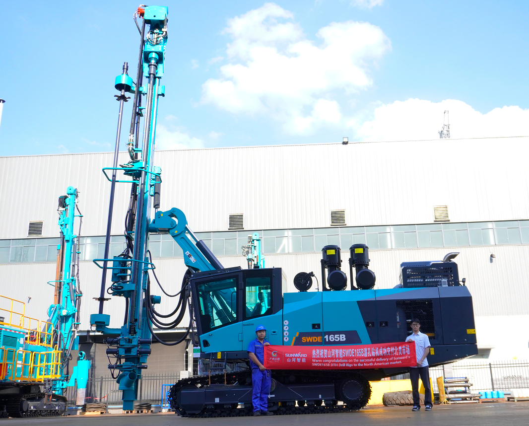 征服国际高端客户！潜孔钻机进军北美市场